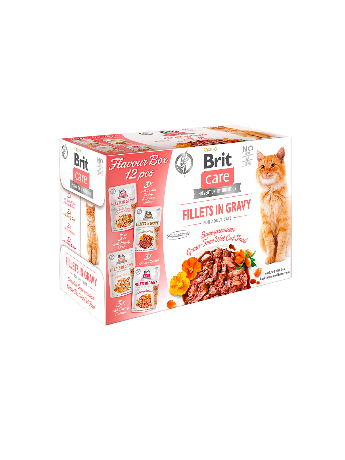 Brit Care Cat Pouches FLAVOUR BOX Brit