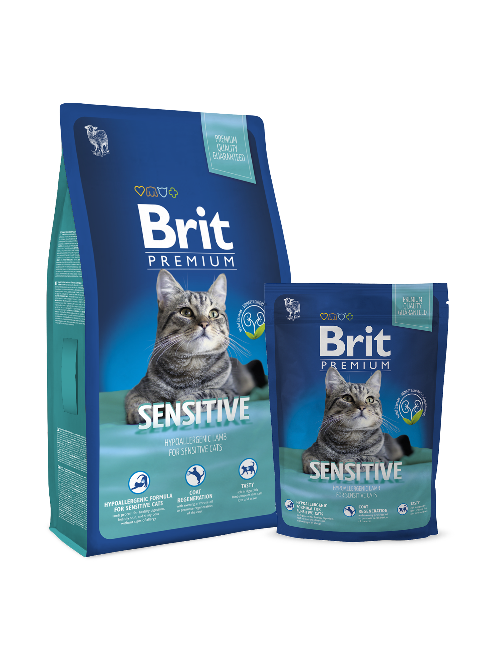 brit premium sensitive lamb & rice
