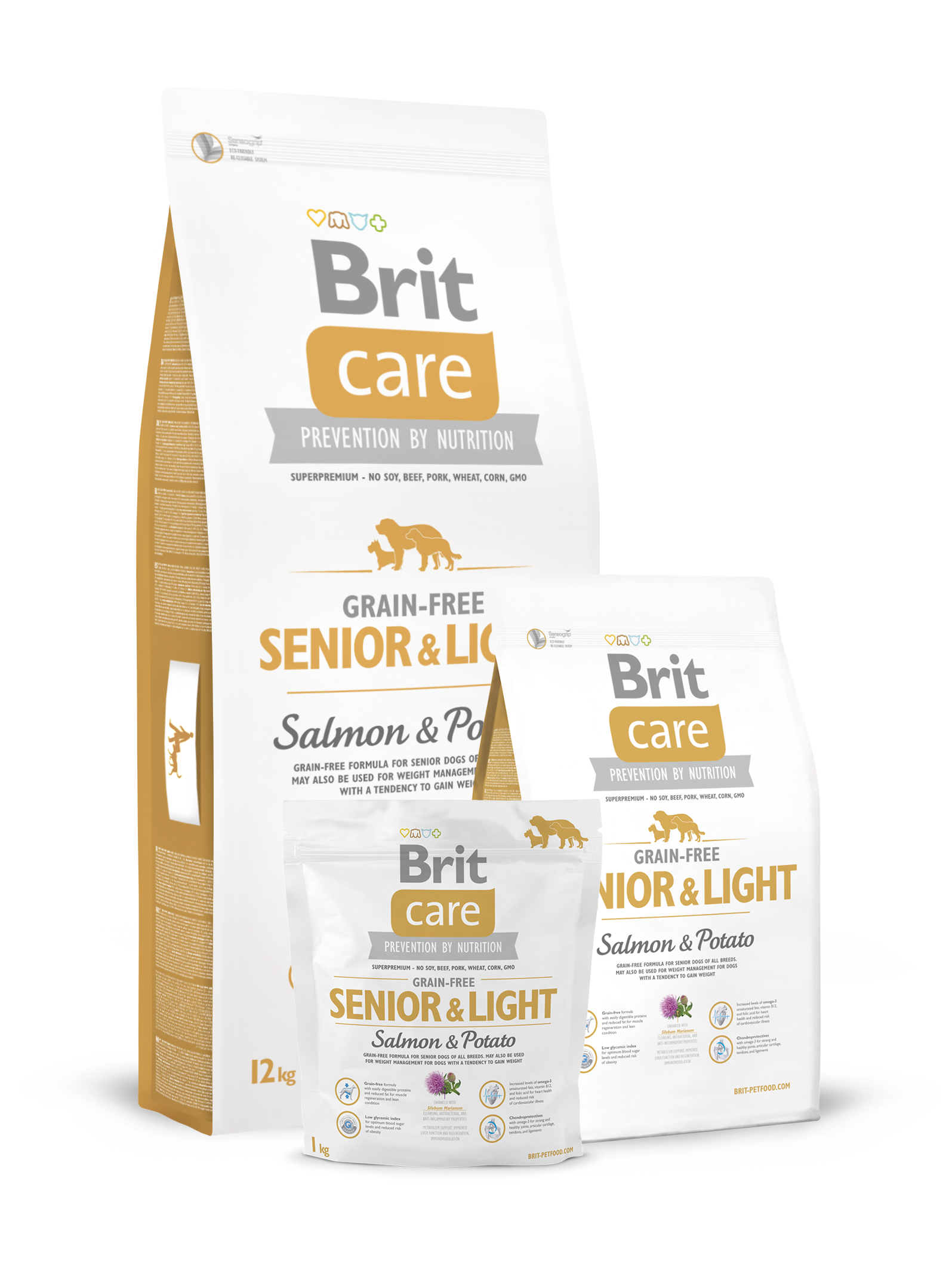 Brit Care Grainfree Senior&Light Salmon & Potato Brit